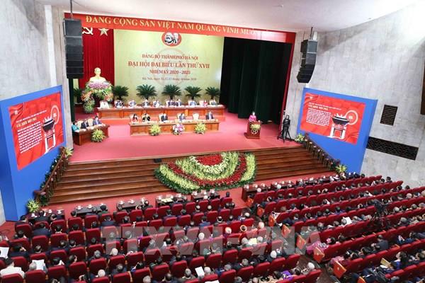 Khai mạc Đại hội Đại biểu lần thứ XVII Đảng bộ thành phố Hà Nội