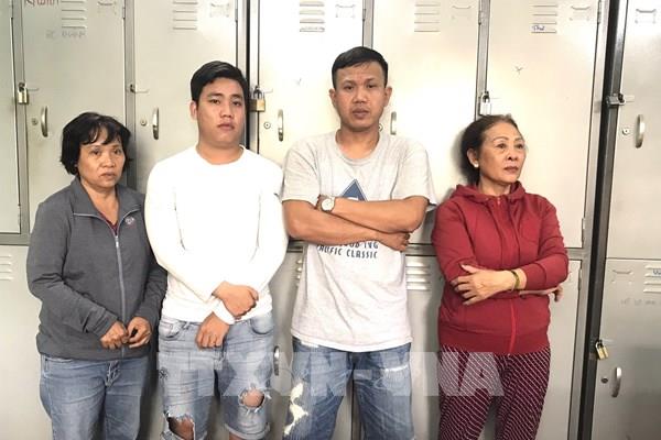 Tạm giữ hình sự 4 đối tượng cho vay lãi nặng