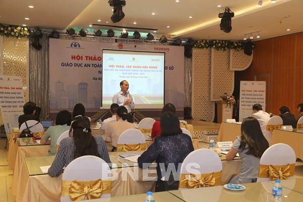 Tập huấn “An toàn giao thông cho nụ cười ngày mai” năm học 2020-2021