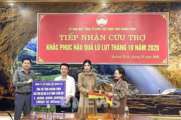 Tập đoàn FLC hỗ trợ Quảng Bình khắc phục hậu quả mưa lũ