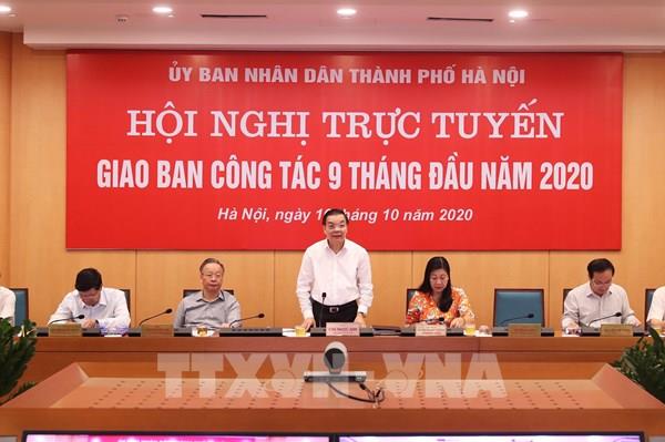 Hà Nội rà soát các chỉ tiêu kinh tế để có giải pháp hoàn thành