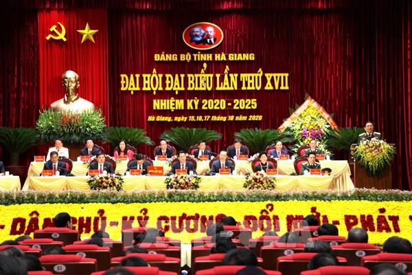 Khai mạc Đại hội Đảng bộ tỉnh Hà Giang lần thứ XVII