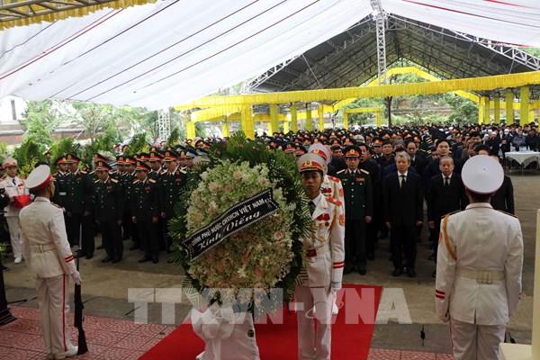 Tổ chức trọng thể Lễ viếng 13 cán bộ, chiến sỹ hy sinh trong thực hiện nhiệm vụ