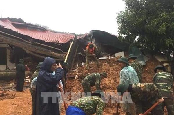 Sạt lở đất ở miền núi Quảng Trị, khả năng nhiều người bị vùi lấp