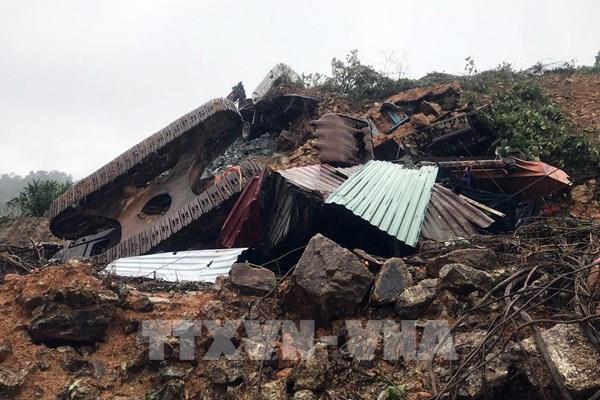 Khối lượng đất đá sạt lở ở Thủy điện Rào Trăng 3 ước trên 30.000 m3, độ sâu từ 5-7m