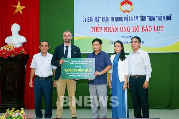 Carlsberg Việt Nam chia sẻ khó khăn với người dân 4 tỉnh miền Trung