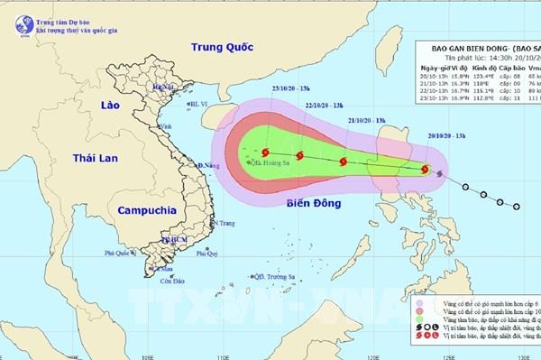 Bão Saudel mạnh lên trên đường đến đảo Hải Nam, Trung Quốc