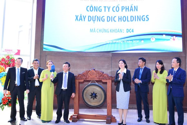 Cổ phiếu Công ty cổ phần Xây dựng DIC Holdings chính thức giao dịch trên HOSE