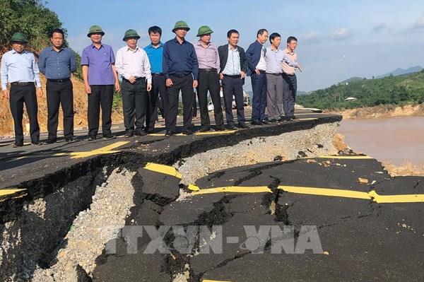 Quảng Trị khẩn trương khắc phục nhanh sạt lở trên các tuyến Quốc lộ