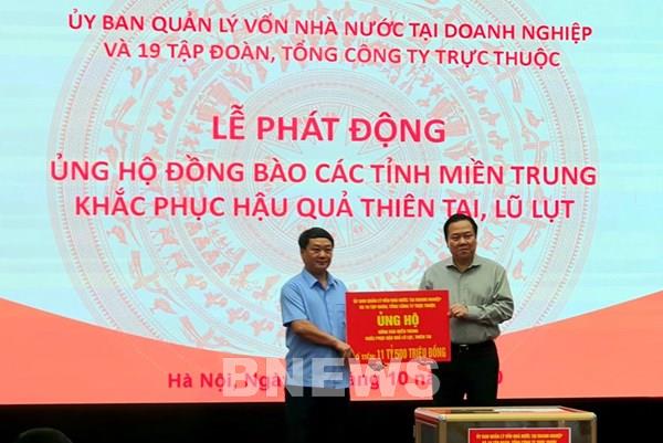 Thêm hơn 60 tỷ đồng ủng hộ đồng bào miền Trung bị lũ lụt