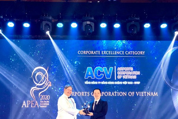 ACV lần thứ 3 liên tiếp được vinh danh Doanh nghiệp Việt Nam xuất sắc châu Á