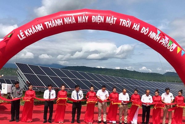 Khánh thành Nhà máy Điện mặt trời Hà Đô Ninh Phước công suất 50 MWp