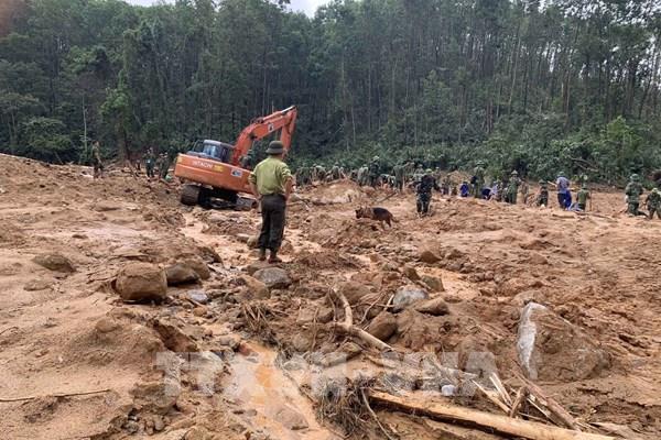 Vụ sạt lở tại Thuỷ điện Rào Trăng 3: Triển khai trở lại công tác tìm kiếm các nạn nhân