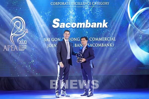 Sacombank đạt giải thưởng doanh nghiệp, doanh nhân xuất sắc châu Á năm 2020