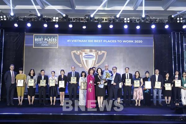 Vinamilk năm thứ 3 liên tiếp được bình chọn là nơi làm việc tốt nhất Việt Nam