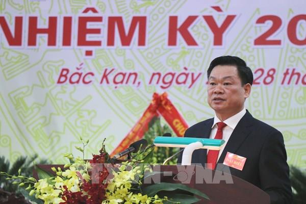 Đồng chí Hoàng Duy Chinh được bầu giữ chức Bí thư Tỉnh ủy Bắc Kạn khóa XII