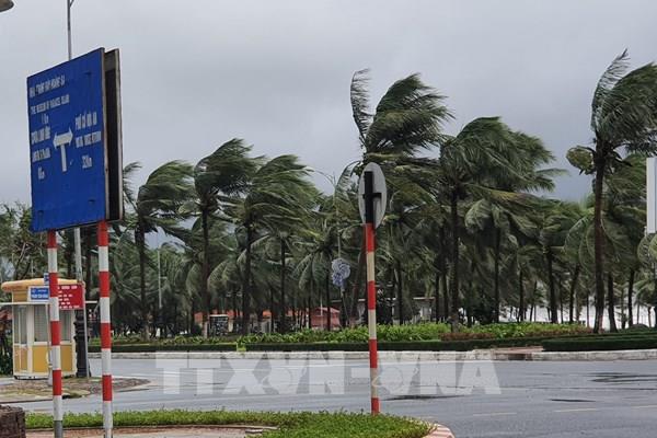 Bão số 9 đi vào đất liền từ Quảng Nam đến Bình Định