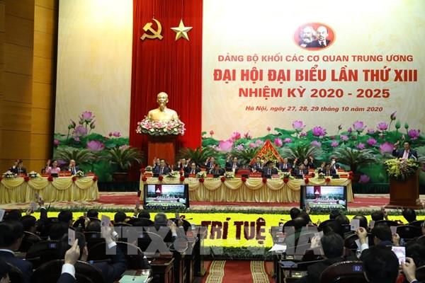 51 đồng chí tham gia Ban Chấp hành Đảng bộ Khối các Cơ quan TW nhiệm kỳ 2020-2025