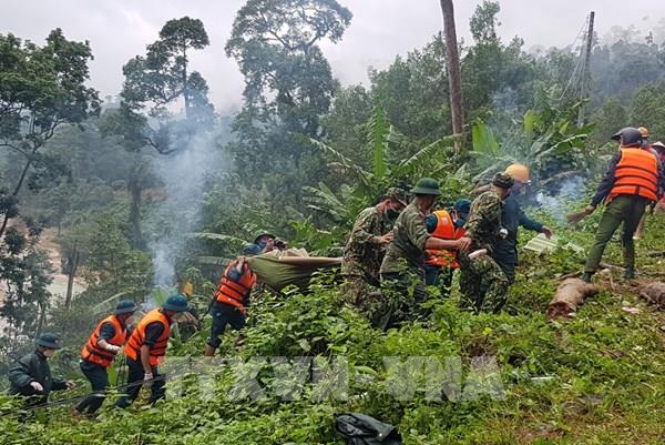 Vụ sạt lở tại Nam Trà My: Tìm thêm được nạn nhân trong vụ sạt lở ở xã Trà Leng