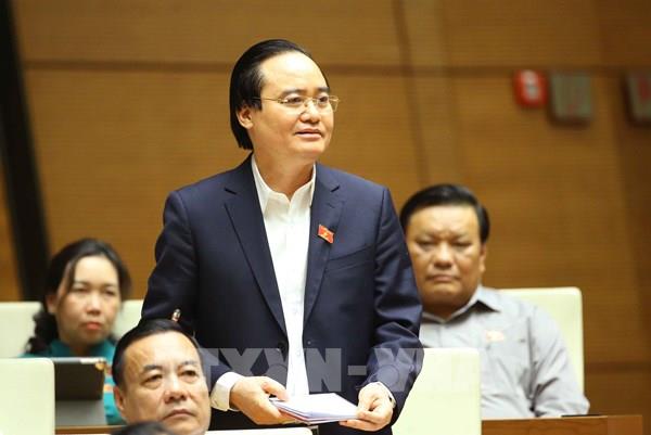 Đại biểu quốc hội chất vấn về kinh phí cho chương trình giáo dục phổ thông mới