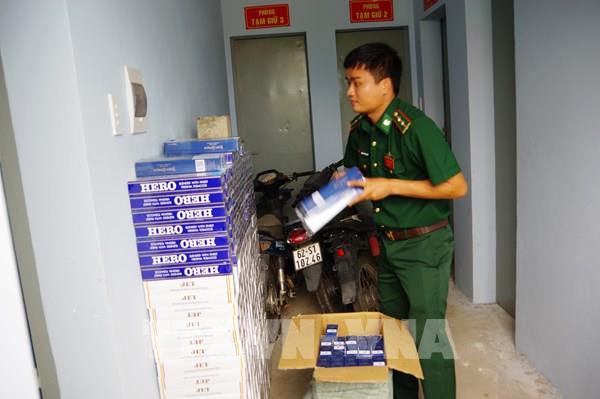Tây Ninh liên tiếp phát hiện nhiều vụ vận chuyển thuốc lá nhập lậu