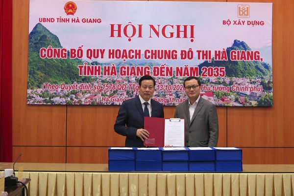 Công bố quy hoạch chung đô thị Hà Giang đến năm 2035