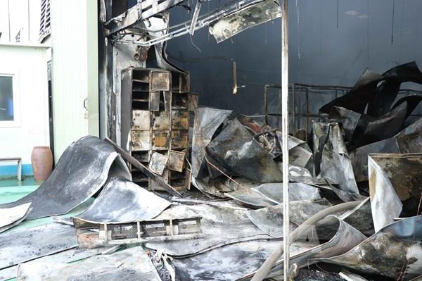 Bắc Ninh: Cháy lớn tại Cụm Công nghiệp Khắc Niệm, ba công nhân bị thương