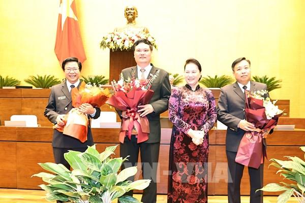 Quốc hội thông qua Nghị quyết phê chuẩn bổ nhiệm 3 Thẩm phán Tòa án nhân dân tối cao