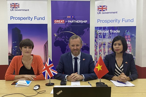Vương quốc Anh và Việt Nam ký Ý định thư xây dựng Kho dữ liệu Thương mại Việt Nam