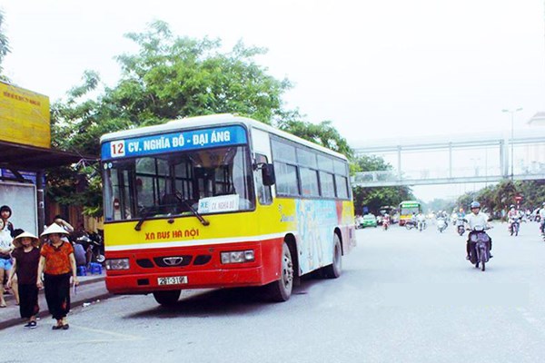 Lộ trình tuyến xe buýt 12 Hà Nội mới nhất năm 2020