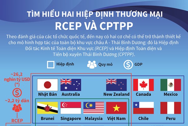 Tìm hiểu Hiệp định Thương mại RCEP và CPTPP