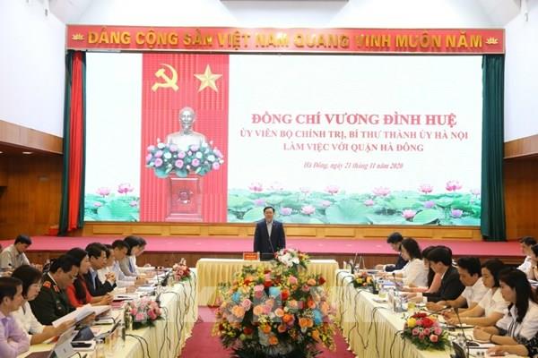 Quận Hà Đông (Hà Nội) phát triển theo hướng đô thị xanh, thông minh, hiện đại