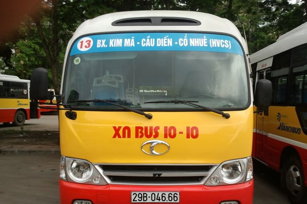 Lộ trình tuyến xe buýt 13 Hà Nội mới nhất năm 2020