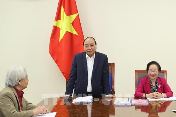 Thủ tướng Nguyễn Xuân Phúc làm việc với Trung ương Hội Khuyến học Việt Nam