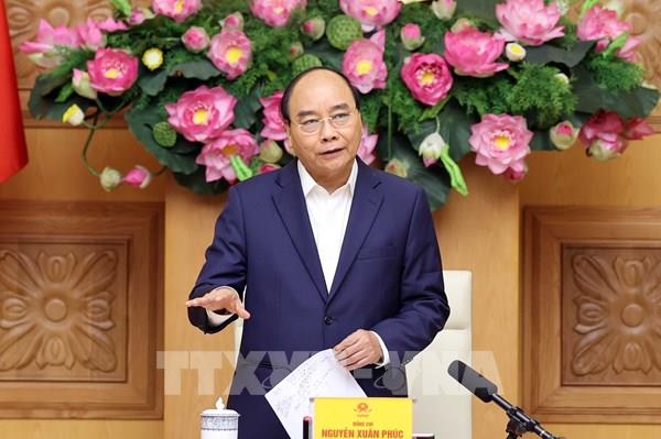 Thủ tướng Nguyễn Xuân Phúc Làm việc với đại diện ngành dệt may, da giày