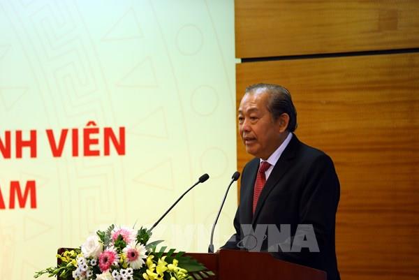 Phó Thủ tướng Trương Hòa Bình trao Quyết định Chủ tịch PVN cho ông Hoàng Quốc Vượng