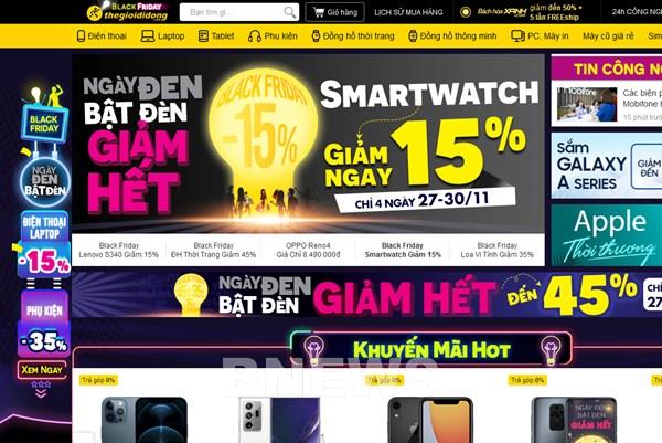 Đồng loạt nhiều chương trình giảm giá sâu dịp Black Friday