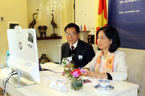 Diễn đàn trực tuyến về hợp tác kinh tế Việt Nam – Italy