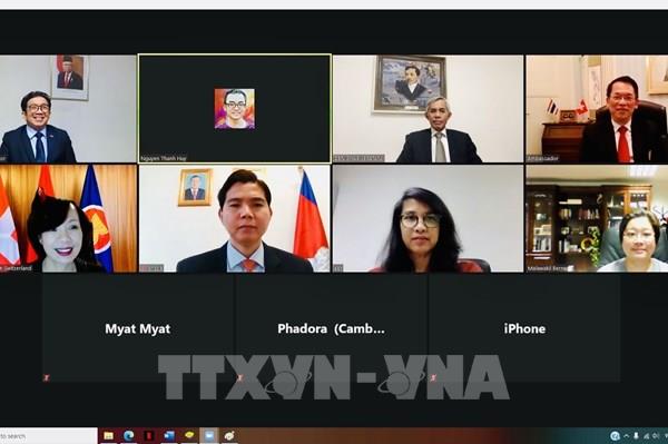 Đại sứ quán Việt Nam tại Thụy Sĩ chủ trì cuộc họp trực tuyến Ủy ban ASEAN ở Bern
