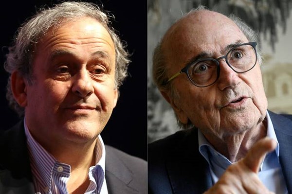 Sepp Blatter và Michel Platini tiếp tục đối mặt với cáo buộc gian lận