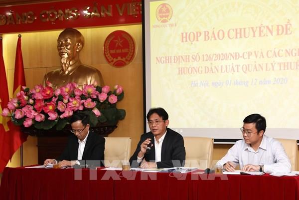 Một số điểm mới của Nghị định số 126/2020/NĐ-CP quy định Luật Quản lý thuế