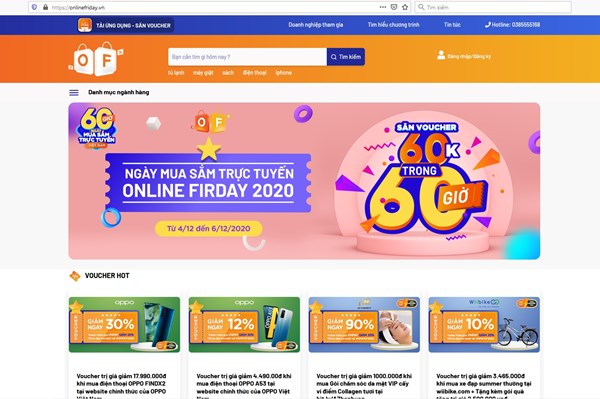 3,7 triệu đơn đặt hàng trong 60 giờ mua sắm trực tuyến Việt Nam