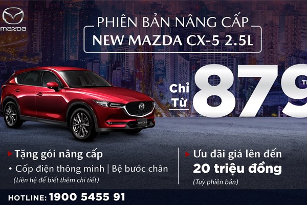 Bảng giá xe ô tô Mazda tháng 12/2020, ưu đãi cho hầu hết các mẫu xe