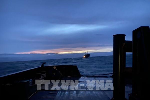 Lữ đoàn Tàu ngầm 189 Hải quân cứu hộ tàu chở hàng của Nga gặp nạn trên biển