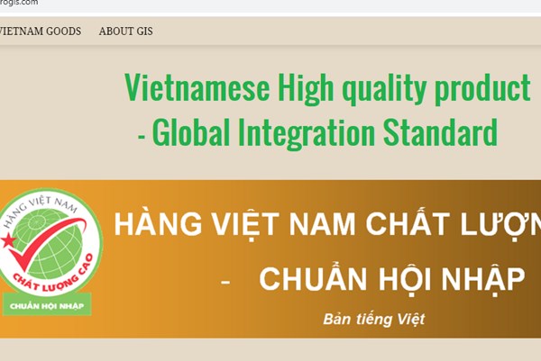 Ra mắt cổng thông tin “Hàng Việt Nam chất lượng cao - Chuẩn hội nhập”