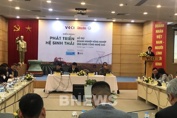 Hỗ trợ doanh nghiệp phát triển hệ sinh thái nông nghiệp công nghệ cao