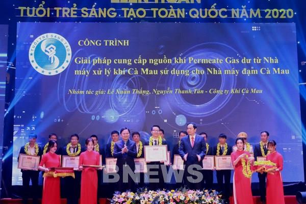 PV GAS có 3 công trình được tuyên dương “Tuổi trẻ sáng tạo” toàn quốc 2020