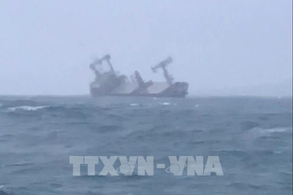 Đã tìm thấy 10 thuyền viên trên tàu Panama bị chìm gần đảo Phú Quý