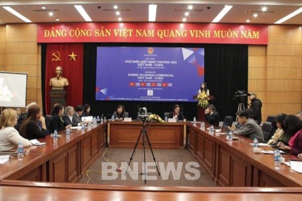 Tận dụng cơ hội, hỗ trợ doanh nghiệp xuất khẩu sang Cuba