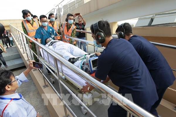 Bệnh viện Dã chiến cấp 2 số 3 Việt Nam vào đợt huấn luyện cuối